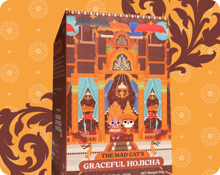 Graceful Hojicha outer box packaging photo
